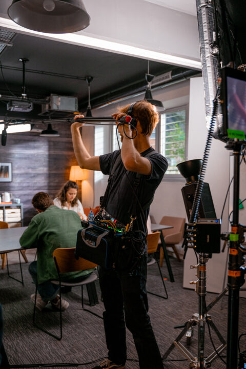 Backstage campagne de recrutement social media